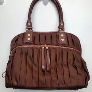 MZ Wallace Mahogany Bedford Bea Satchel